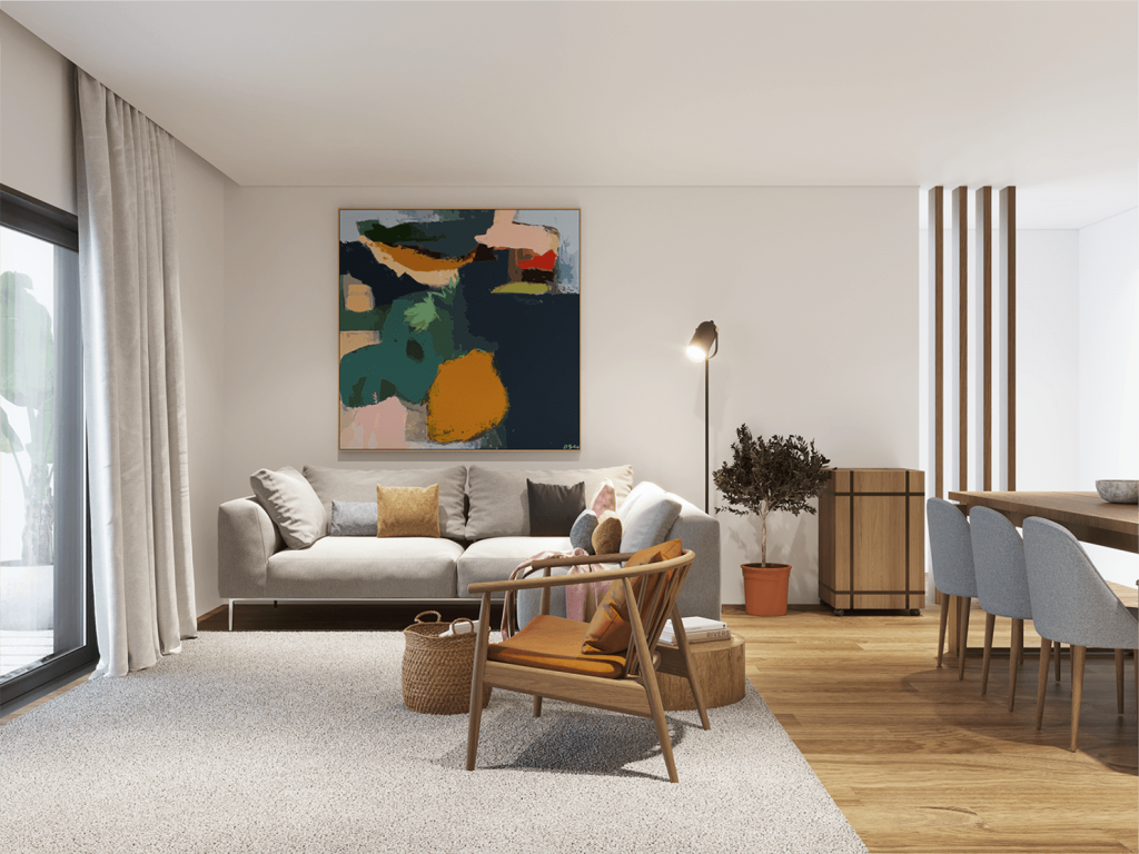 Um espaço para receber e conviver 1 | Hauss - Interior Design e Contract